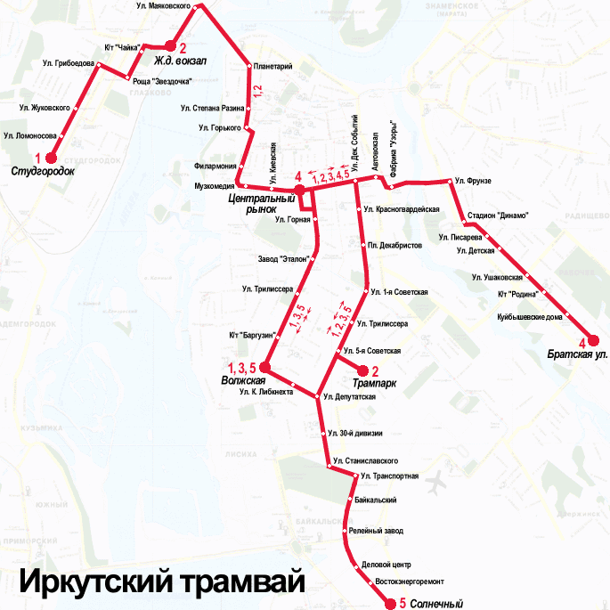 Карты Районов Иркутской Области