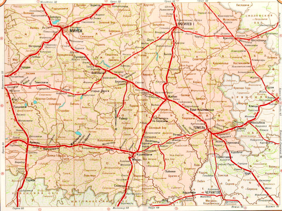 Железные дороги Белоруссии схема. Карта железных дорог Белоруссии. Карта дорог минск
